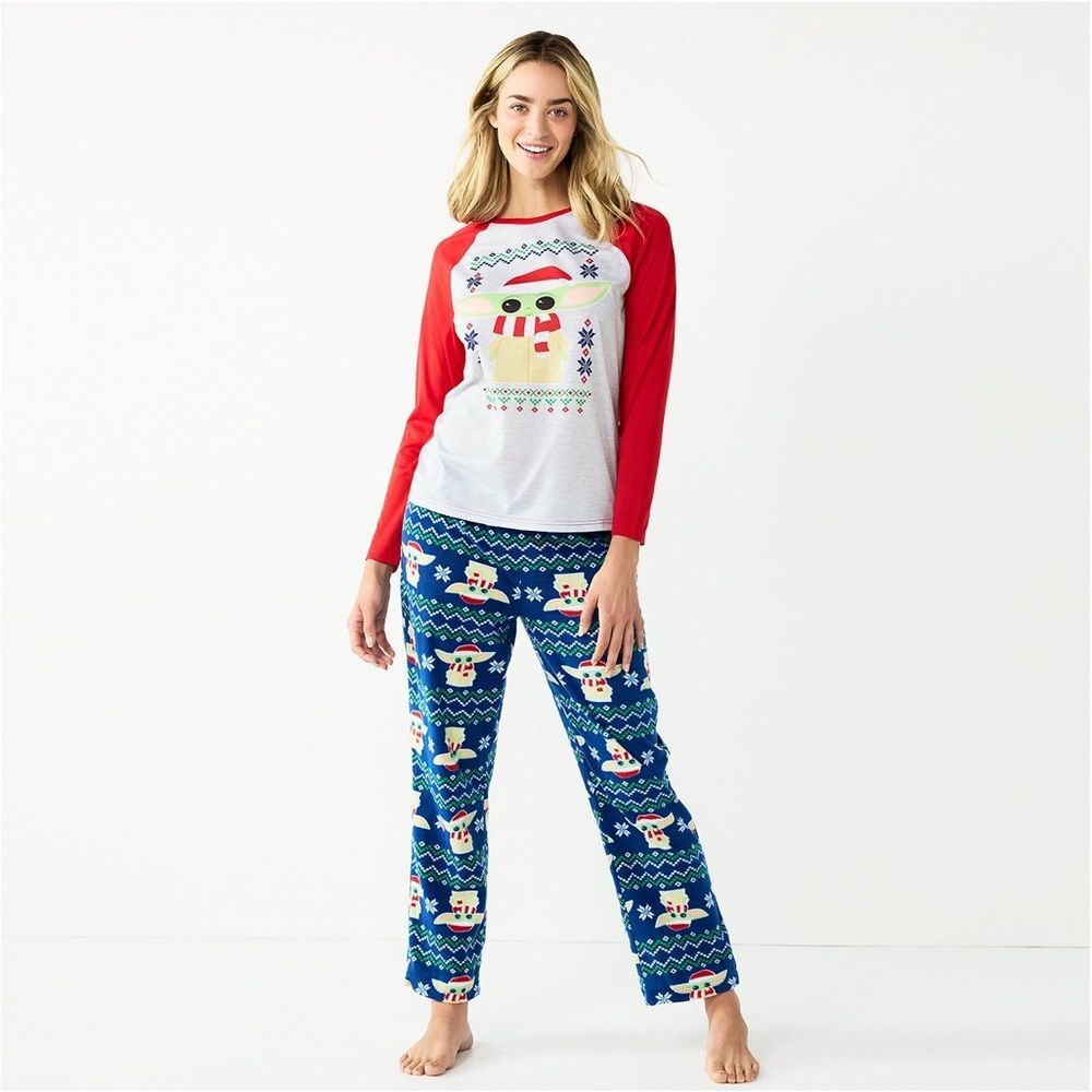 Star Wars The Mandalorian Grogu Baby Yoda Pajama Set Jammies For Your Families